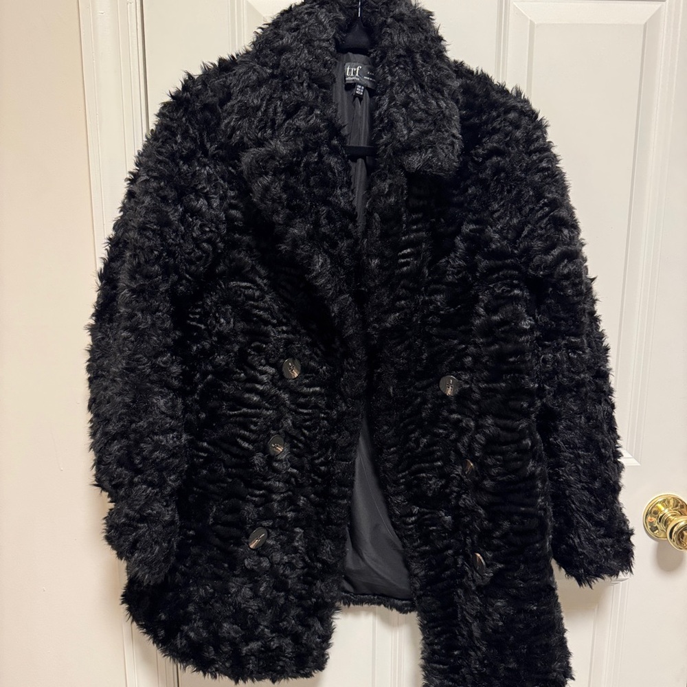 Zara Black Teddy Jacket